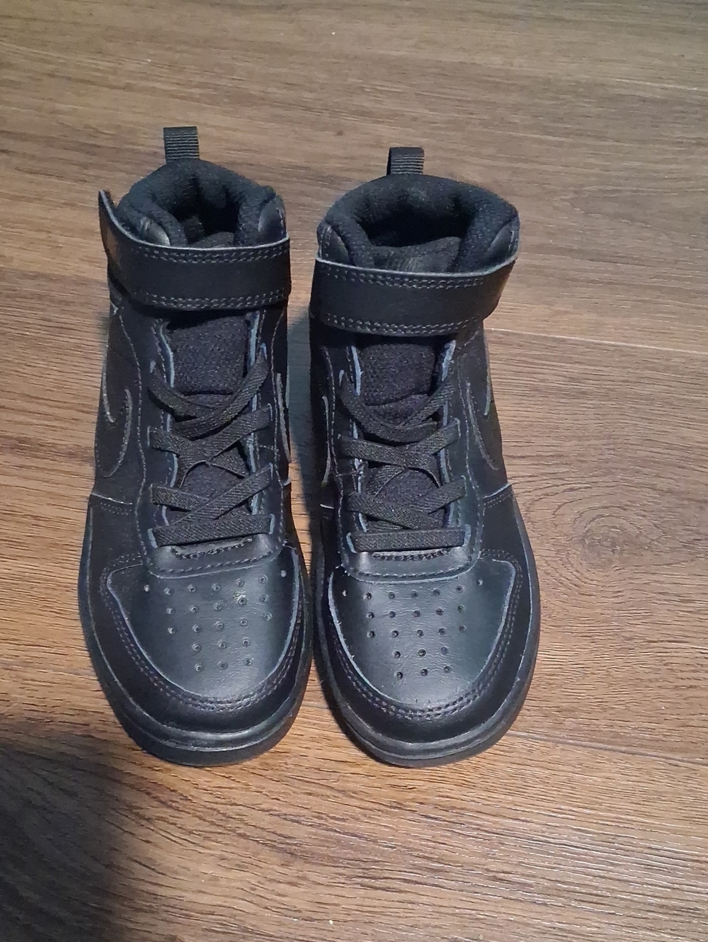 Boy's Black High-Top Sneakers - Classic Everyday Style